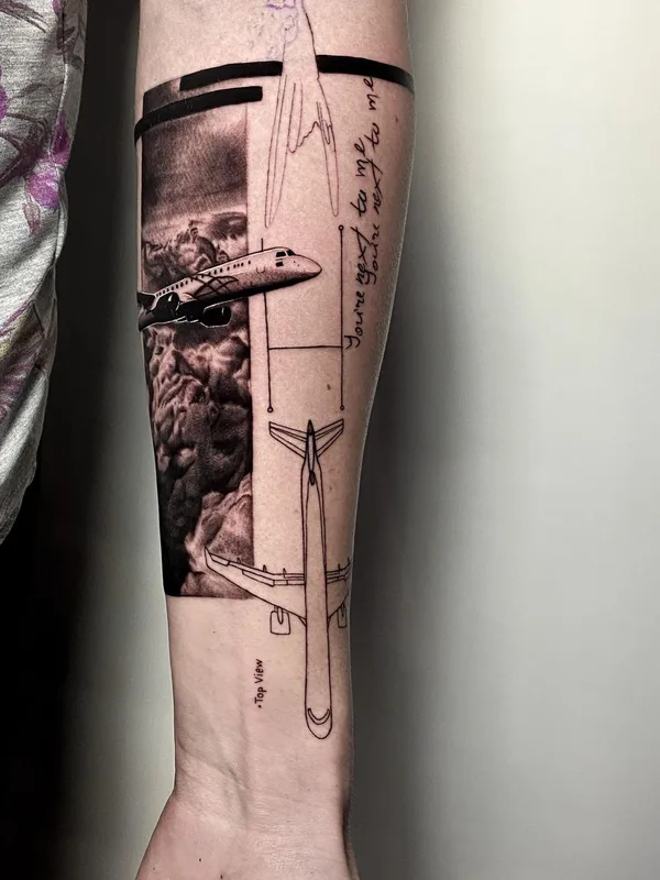 black and grey sketch 타투 부위 forearm #50558 | 타투이스트 Артем Есипов