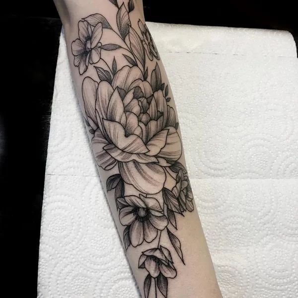 Graphic tattoo by Арина Инголычева in Саратов