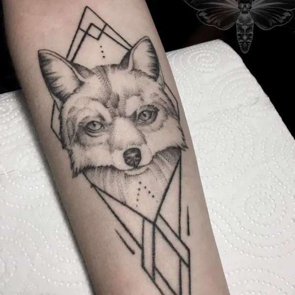 Graphic tattoo by Арина Инголычева in Саратов