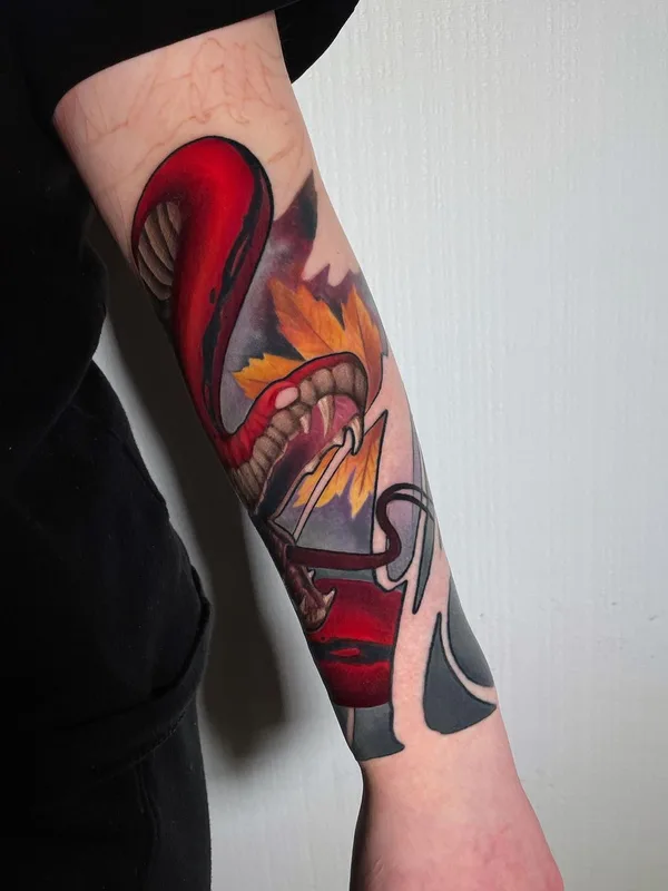 color illustrative татуировка на forearm #50607 | Тату мастер Сергей Кочетков