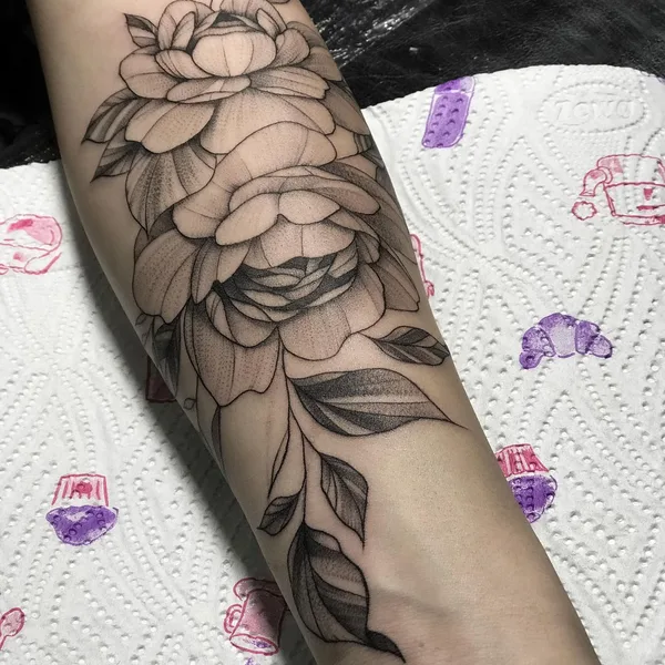 Graphic tattoo by Костя Камбуров in Саратов