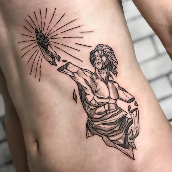 Graphic tattoo by Костя Камбуров in Саратов