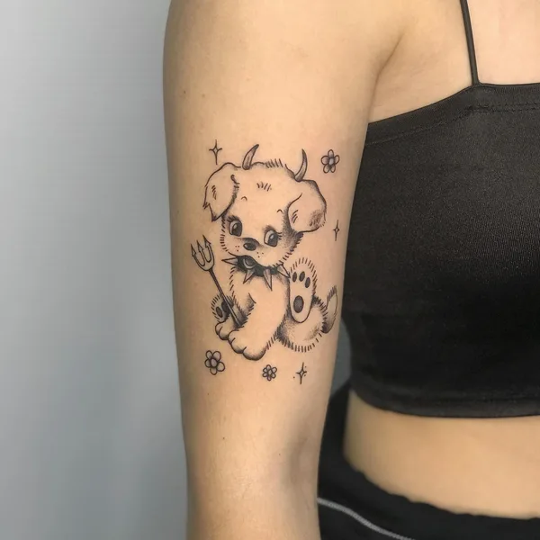 Graphic tattoo by Носик Собачкин in Саратов