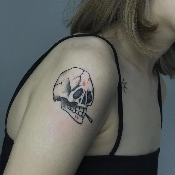 Graphic tattoo by Носик Собачкин in Саратов