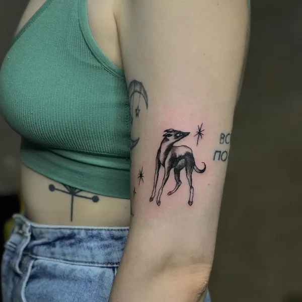 Graphic tattoo by Носик Собачкин in Саратов