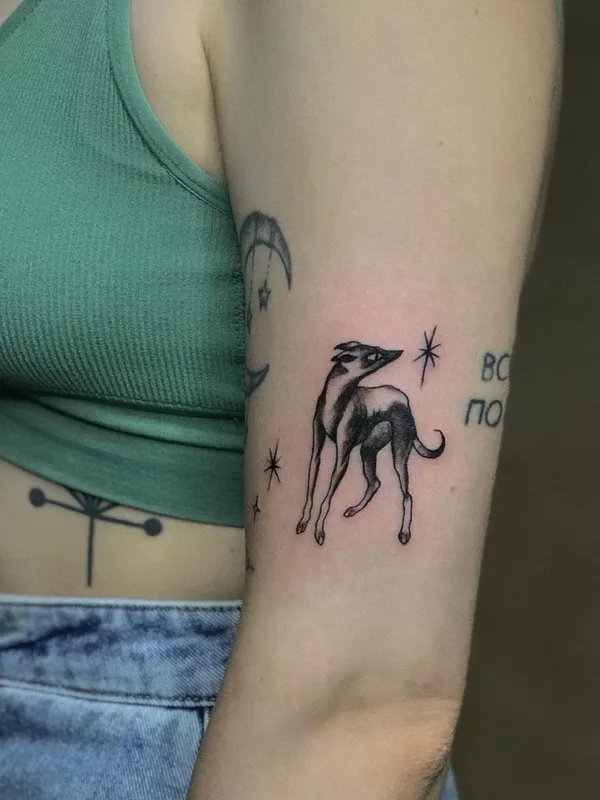 female black and grey blackwork 타투 부위 forearm #50642 | 타투이스트 Носик Собачкин