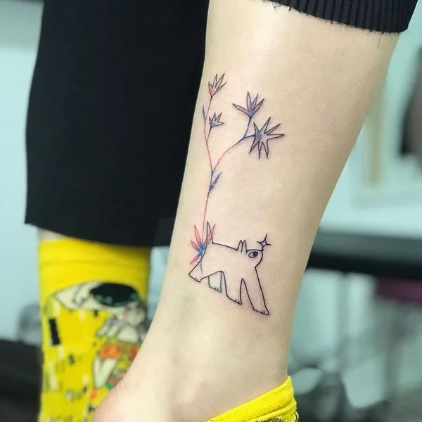 Graphic tattoo by Носик Собачкин in Саратов