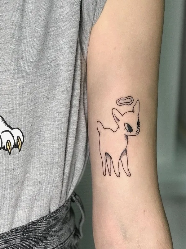 black linework 타투 부위 forearm #50638 | 타투이스트 Носик Собачкин