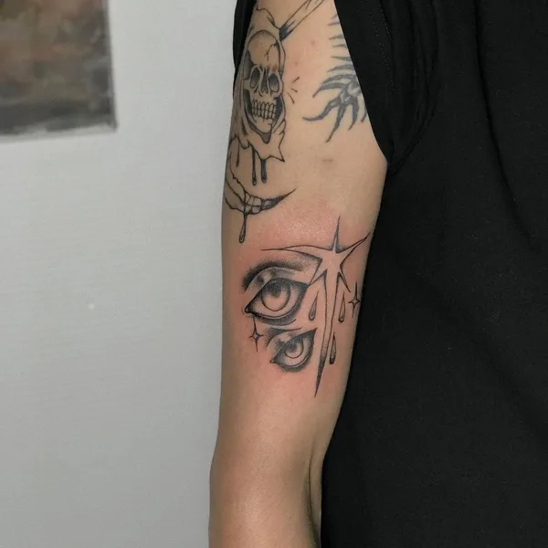 Graphic tattoo by Носик Собачкин in Саратов