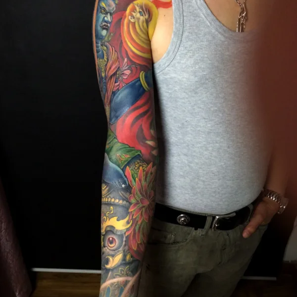 Traditional tattoo by YZ