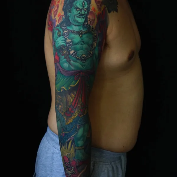 Traditional tattoo by YZ