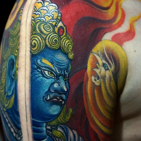 Traditional tattoo by YZ