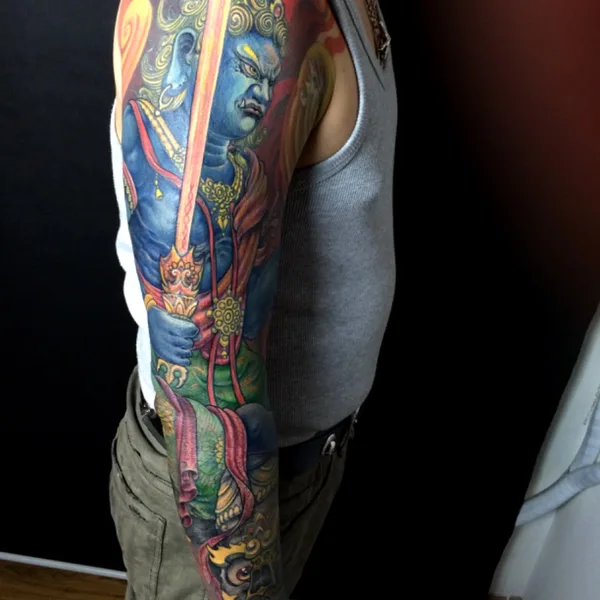 Traditional tattoo by YZ