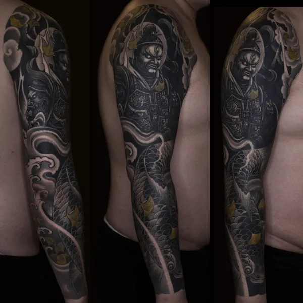 Traditional tattoo by YZ