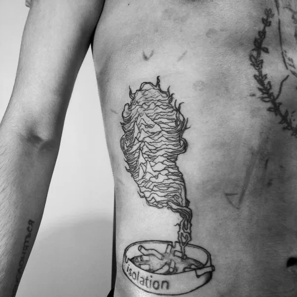 Dotwork tattoo by Alain Morpheus in Saint Petersburg