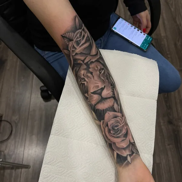 Lettering tattoo by Андрей Тихомиров in Saint Petersburg