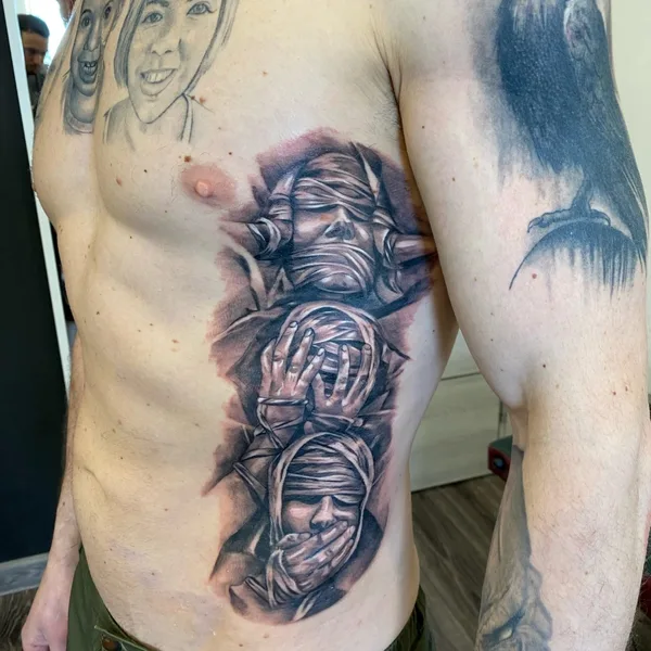 Lettering tattoo by Андрей Тихомиров in Saint Petersburg