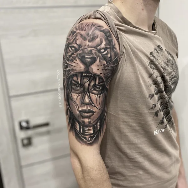Lettering tattoo by Андрей Тихомиров in Saint Petersburg