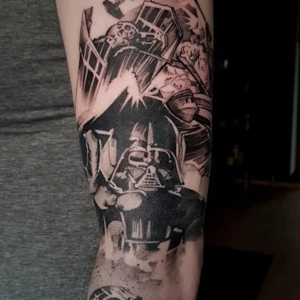New School tattoo by Skinlab tattoo Praha - Mirek