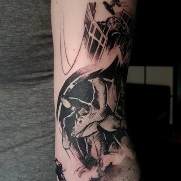 New School tattoo by Skinlab tattoo Praha - Mirek