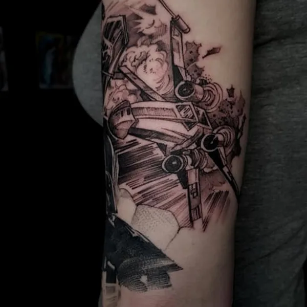New School tattoo by Skinlab tattoo Praha - Mirek