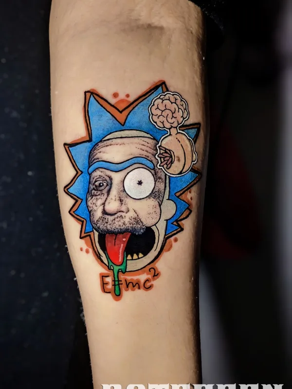color cartoon татуировка на forearm #65014 | Тату мастер João 'BatesGen' Santos