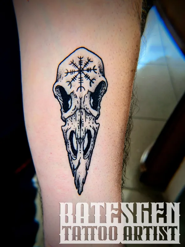 black blackwork татуировка на forearm #65021 | Тату мастер João 'BatesGen' Santos