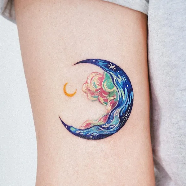miniature tattoo by Fluffyattoo in Seoul