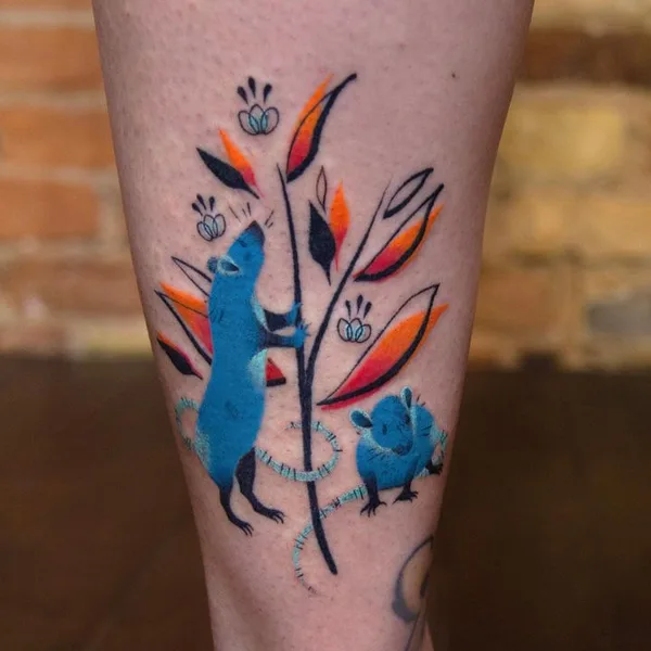 Авторская tattoo by Zoria Julia in Toronto