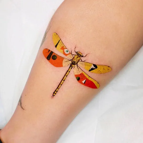 Illustrative tattoo by Pilar Zurita in New York City
