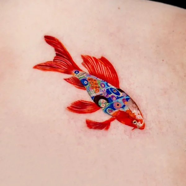 Illustrative tattoo by Pilar Zurita in New York City