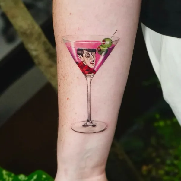 Illustrative tattoo by Pilar Zurita in New York City