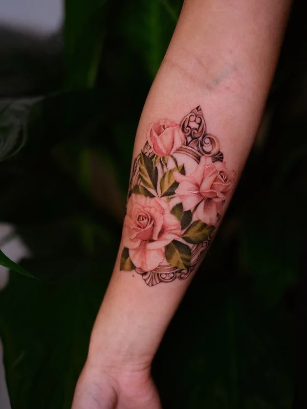 female color realism татуировка на forearm #66198 | Тату мастер PONY WAVE