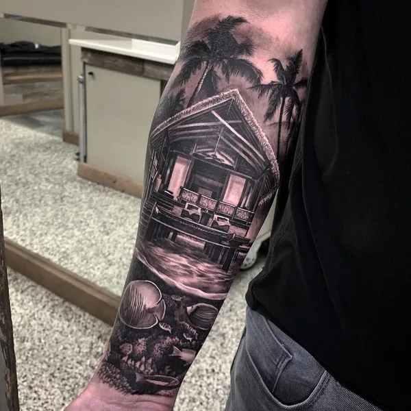 Реализм tattoo by Dylan Weber in Sydney