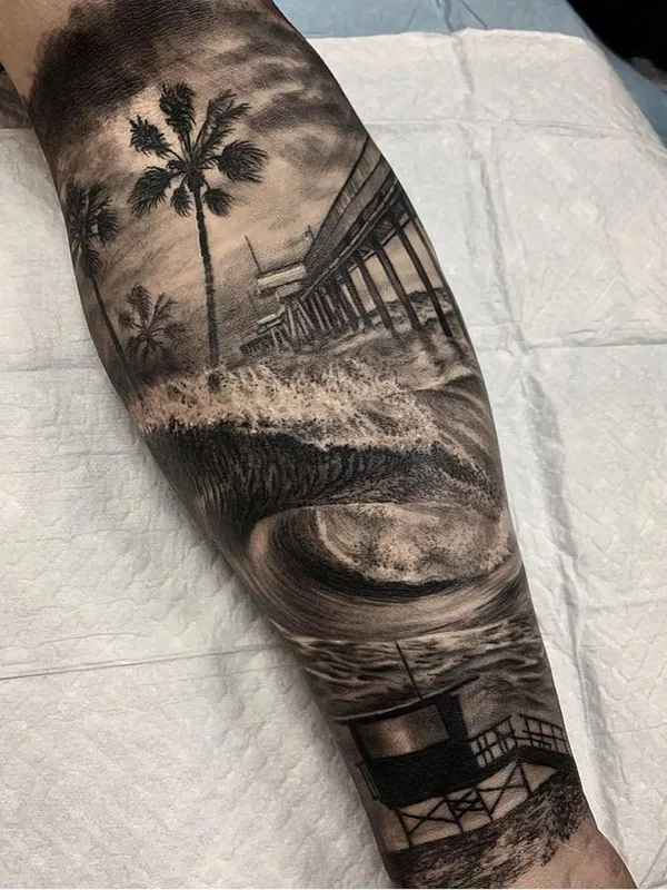 black and grey realism tatuaje en forearm #66225 | Tatuador Dylan Weber