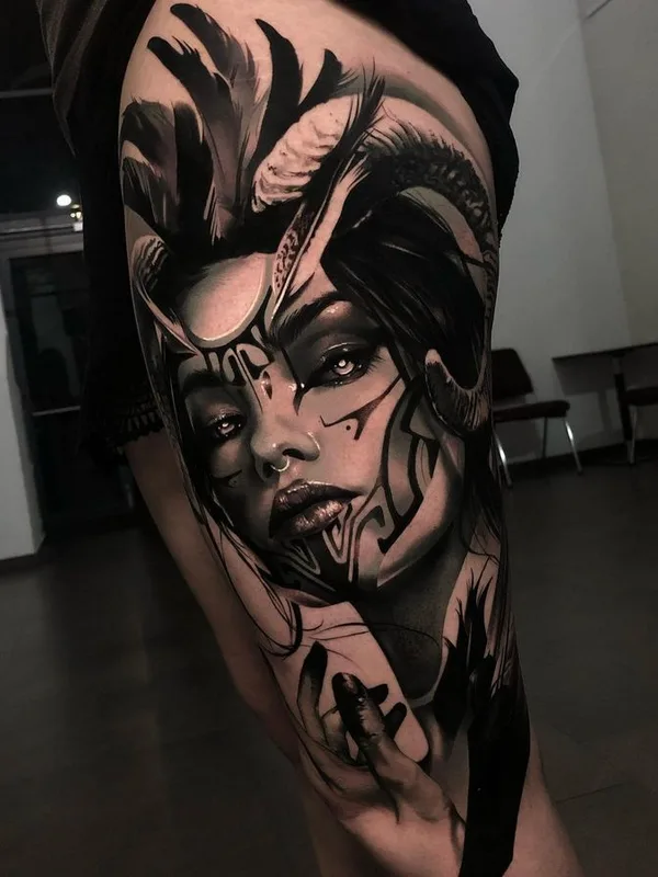Realism tattoo by Sampaguita Jay in Bayonne