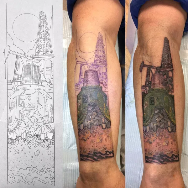 Neo Traditional tattoo by CharlzVyachsvheya in Houston