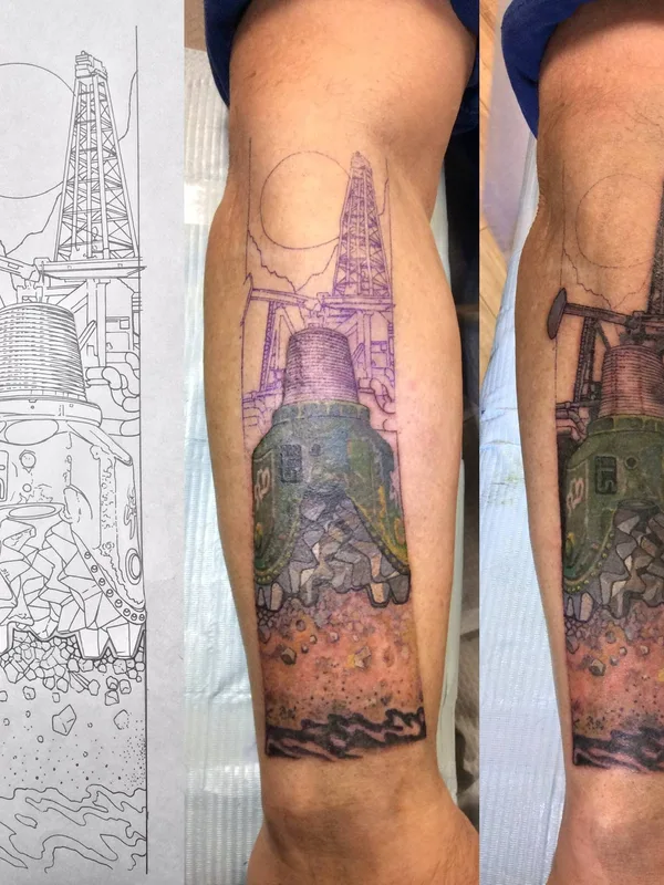 color illustrative татуировка на forearm #29981 | Тату мастер CharlzVyachsvheya