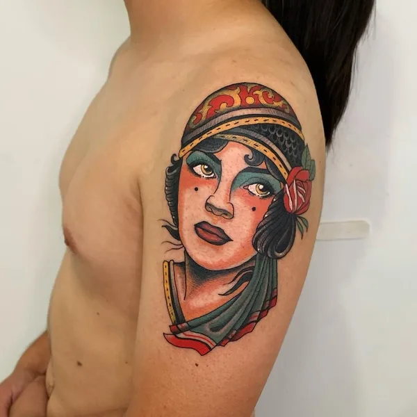Traditional tattoo by Julian
