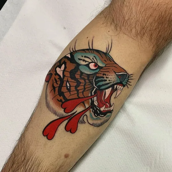 Traditional tattoo by Julian