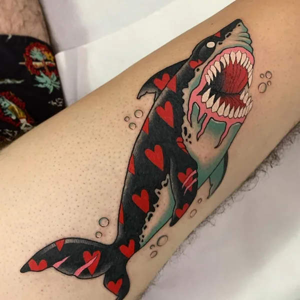 Traditional tattoo by Julian