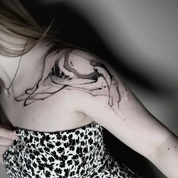 Black tattoo by Дмитрий Дьяконов in Пермь