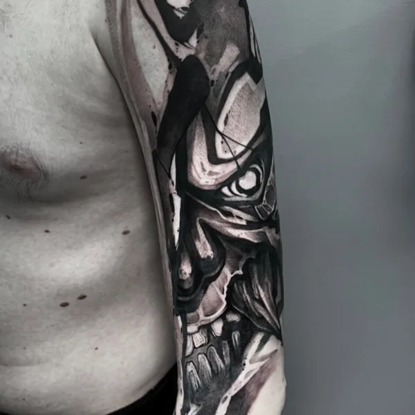 Black tattoo by Дмитрий Дьяконов in Пермь