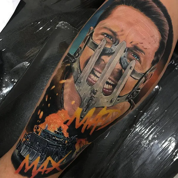 Portrait tattoo by Aaron Olaguivel (Omom Tattoo) in Manila