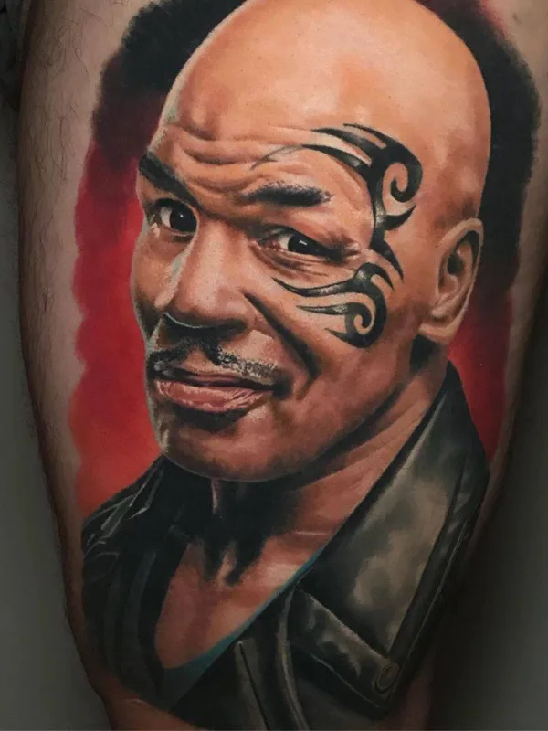 male color realism 타투 부위 thigh #31194 | 타투이스트 Aaron Olaguivel (Omom Tattoo)