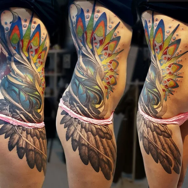 Биомеханика tattoo by Константин Алексеев in Москва