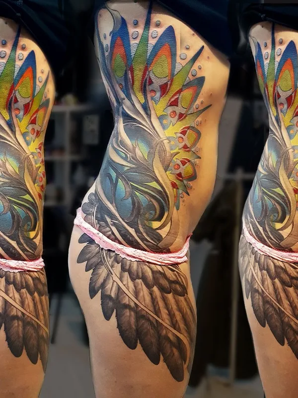 Биомеханика tattoo by Константин Алексеев in Москва