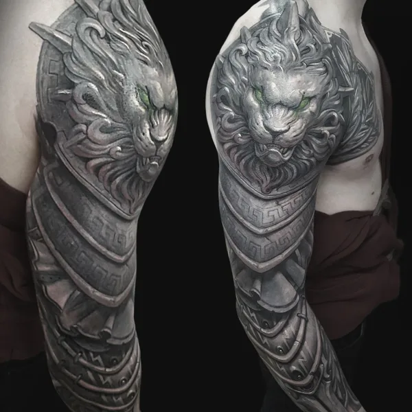 Биомеханика tattoo by Константин Алексеев in Москва