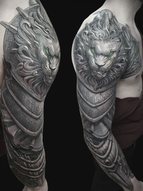 Биомеханика tattoo by Константин Алексеев in Москва