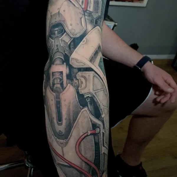 Биомеханика tattoo by Константин Алексеев in Москва
